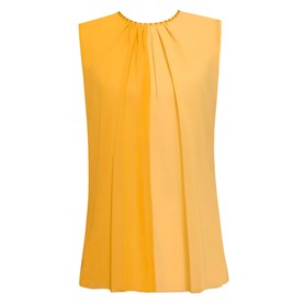 Camisa mujer amarilla (bicolor).