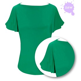Camiseta verde mujer, básicos. - 1