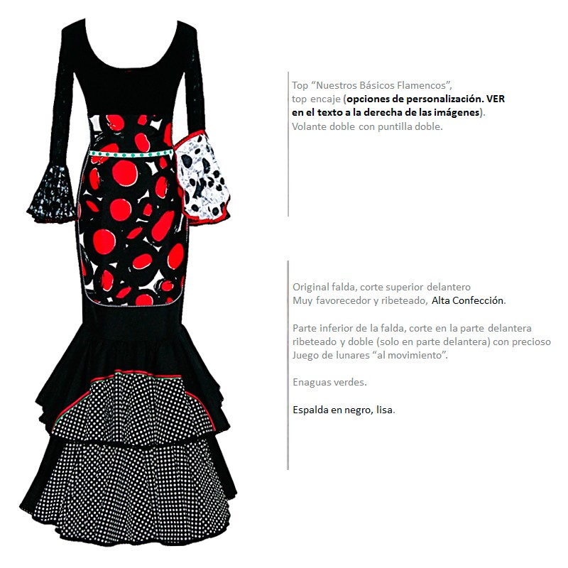 Traje flamenca encaje (top) | moda flamenca | d'repentelola