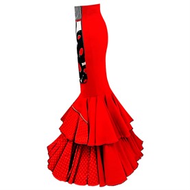 Flamenca mujer traje.