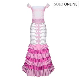 Top flamenca y falda de flamenca mujer.